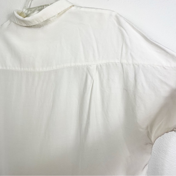 & Other Stories White Cropped Button Down Blouse - Picture 6 of 8